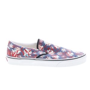Vans Classic Slip-On Skate Inspired Floral Pattern Sneakers Shoes